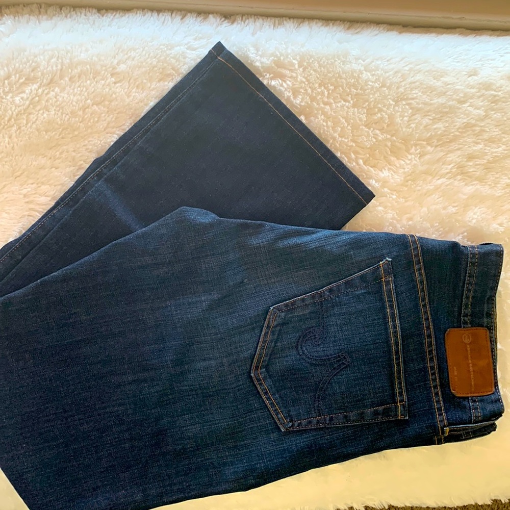 Lightly used men Adriano goldschmied jeans straight leg